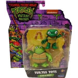 TMNT Mutant Mayhem Turtle Tots Ralph & Mikey Teenage Mutant Ninja Turtle NEW